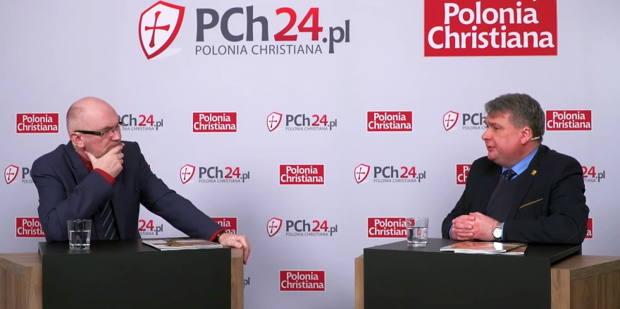 Jerzy Wolak i Sławomir Skiba w studiu PCh24TV